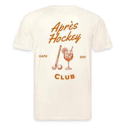 Unisex Bio T-Shirt – Aprés Hockey Club - Naturweiß 