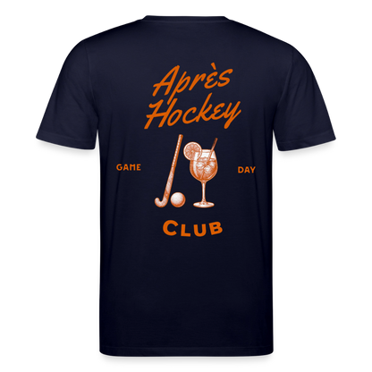 Unisex Bio T-Shirt – Aprés Hockey Club - Navy