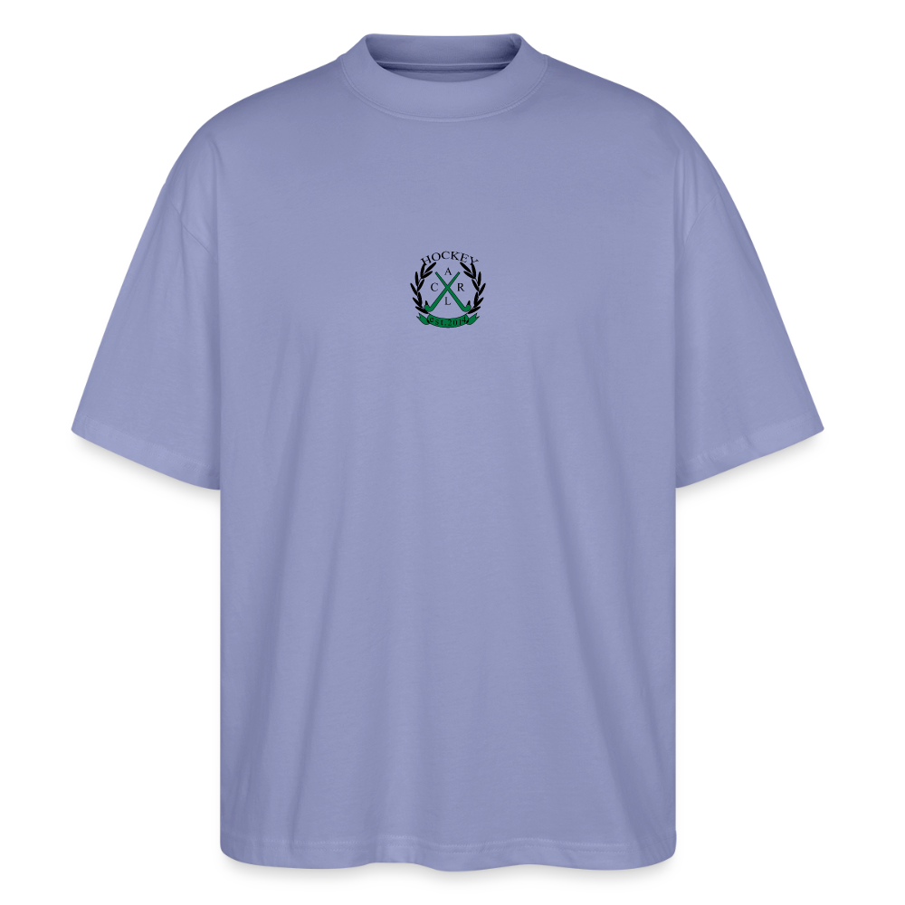 Like Hard Hits Field Hockey Oversized T-Shirt - Violett
