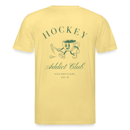 Hockey Addict Club – Organic Unisex T-Shirt - Gelb Viva 
