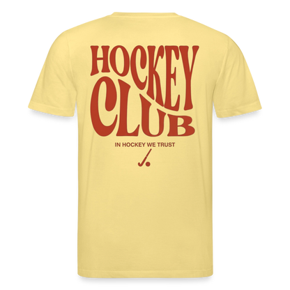 Hockey Club – Organic Unisex T-Shirt - Gelb Viva 