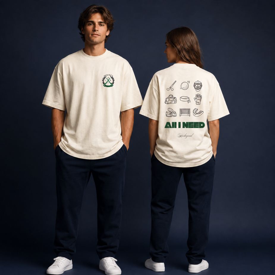 All I Need – Organic Oversize Shirt - Hockeycarl