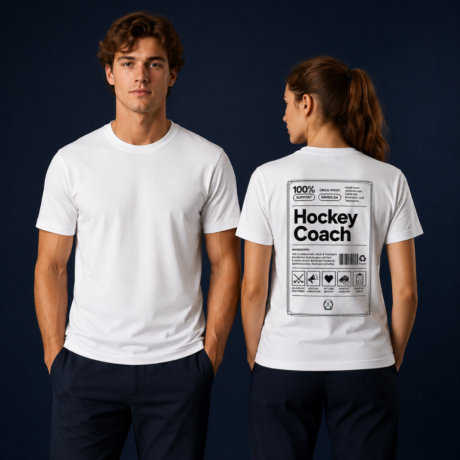 Hockey Coach – Organic Unisex T-Shirt