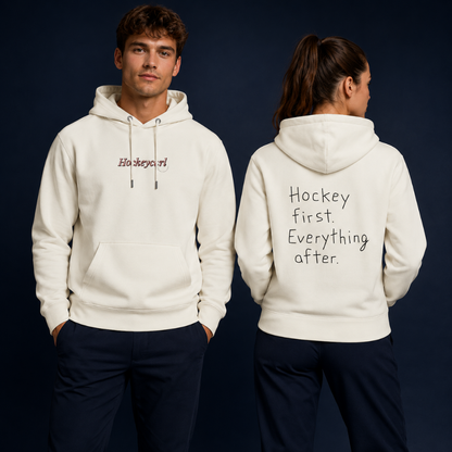 Hockey First – Organic Unisex Hoodie