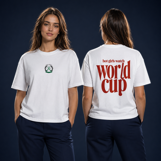 Hot Girls Watch World Cup – Organic Boxy Shirt