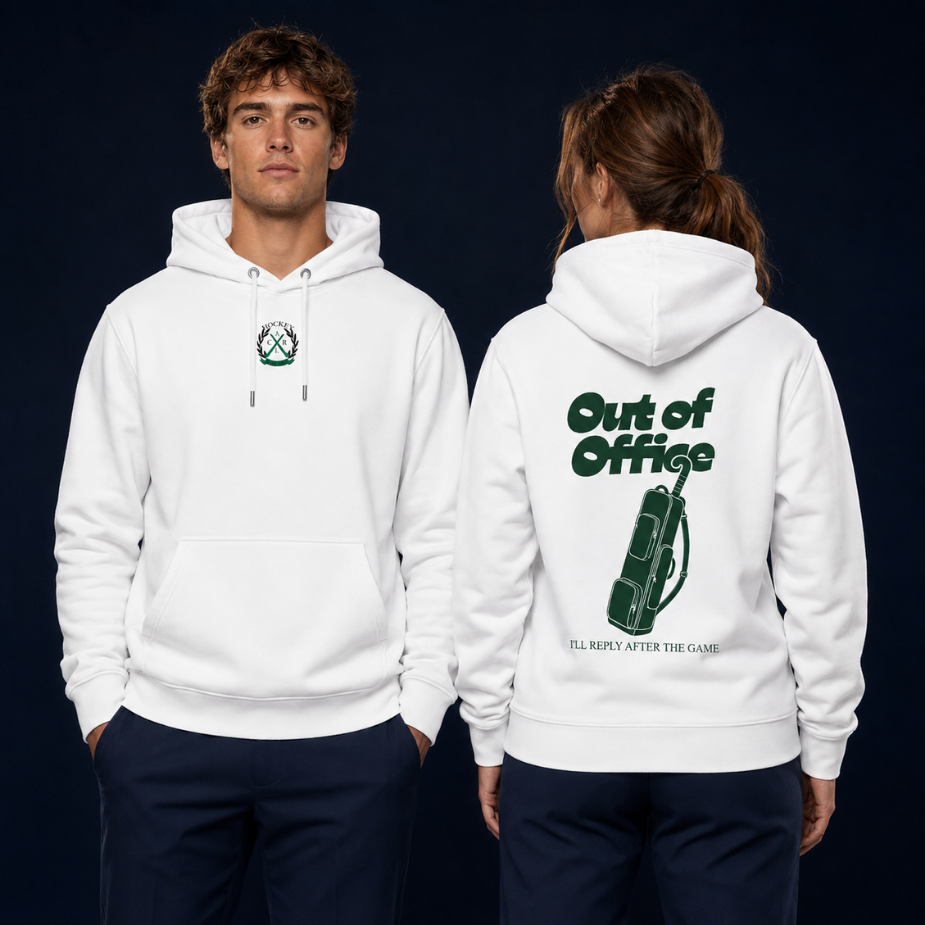 Out of Office – Organic Unisex Hoodie - Hockeycarl