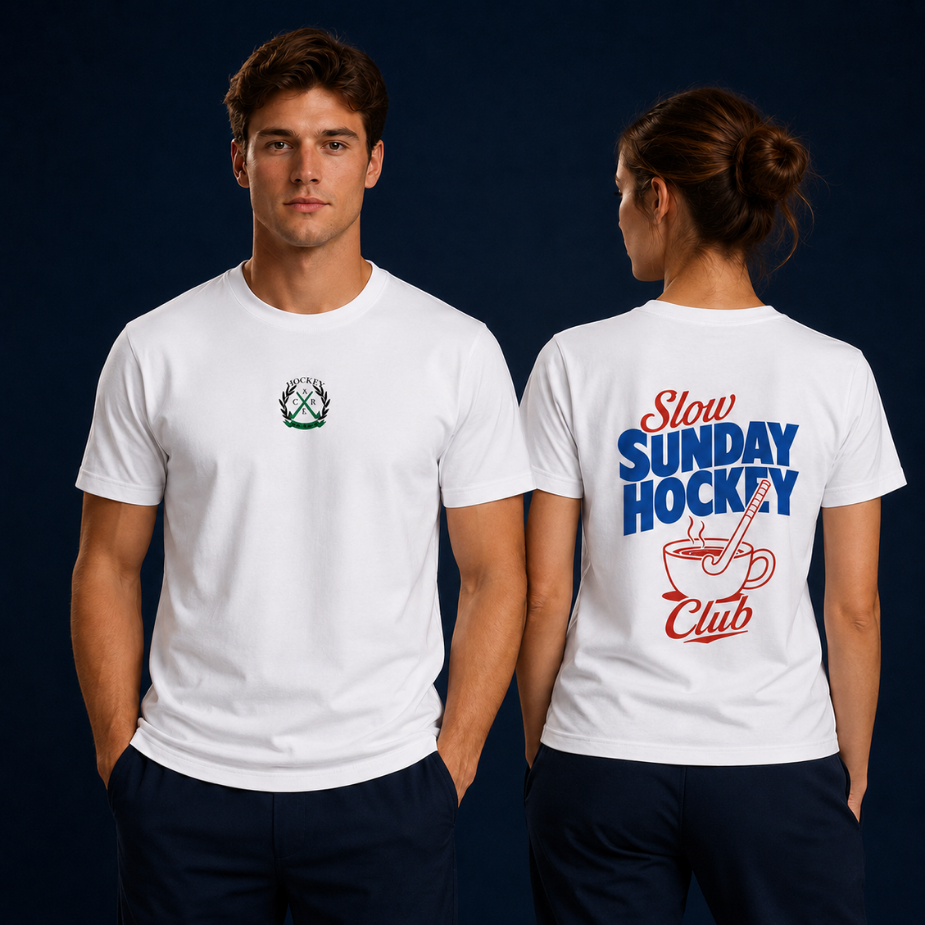 "Slow Sunday Hockey Club" T-Shirt – Unisex Bio-T-Shirt - Hockeycarl