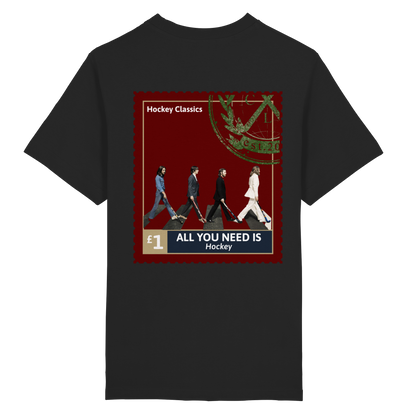 All You Need Is Hockey - Heavy Oversized Organic Shirt - Hockeycarl