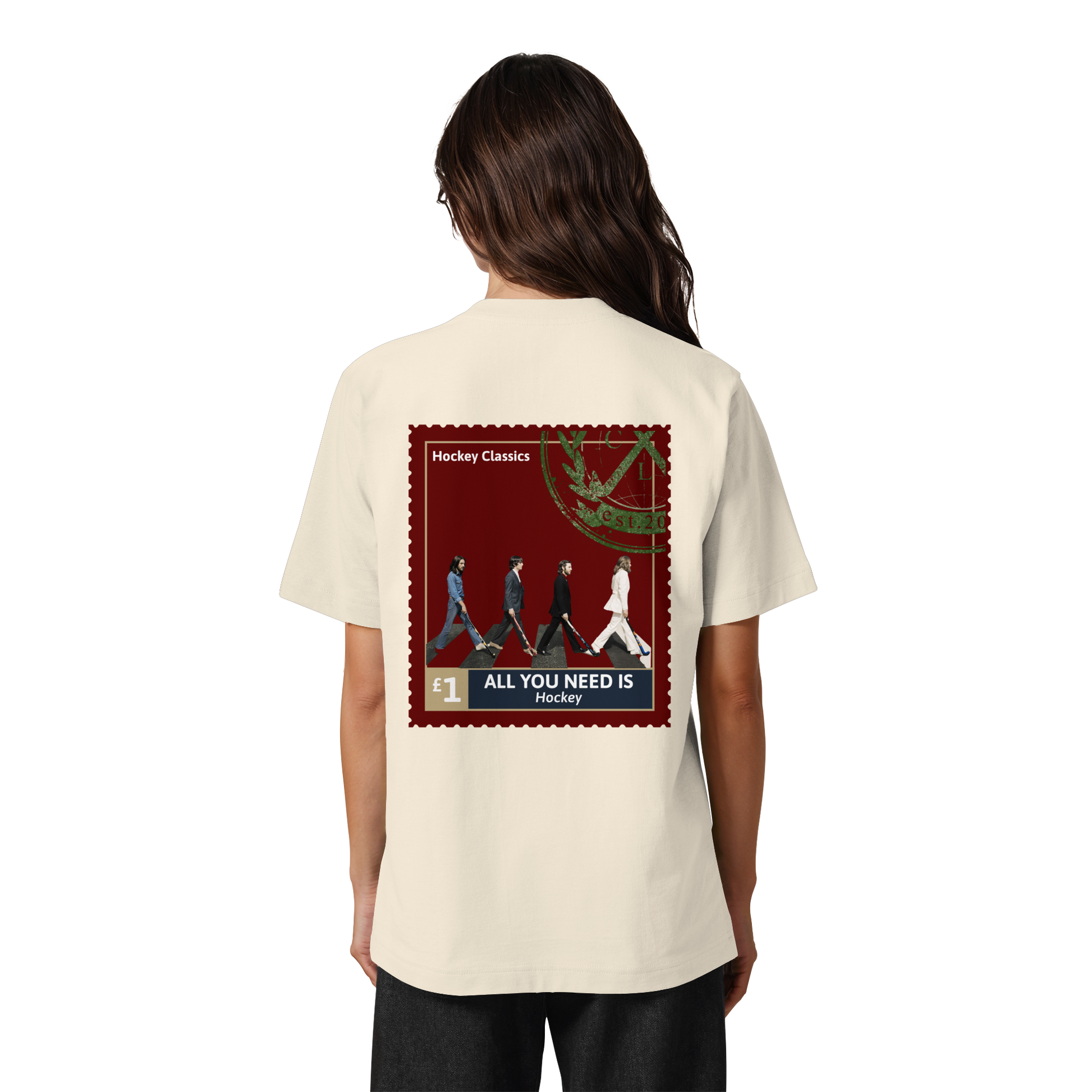 All You Need Is Hockey - Heavy Oversized Organic Shirt - Hockeycarl