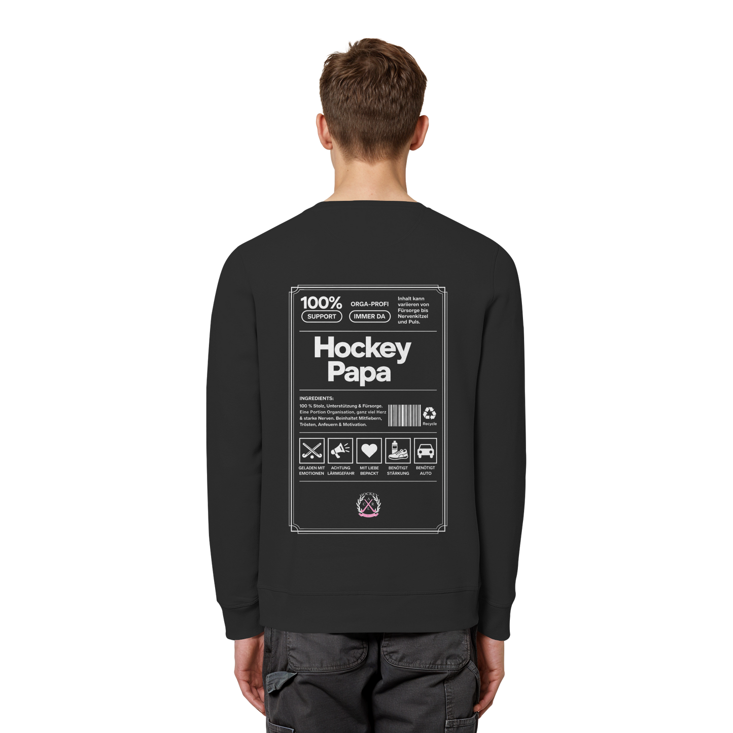 Hockey Papa - Organic Basic Unisex Sweatshirt