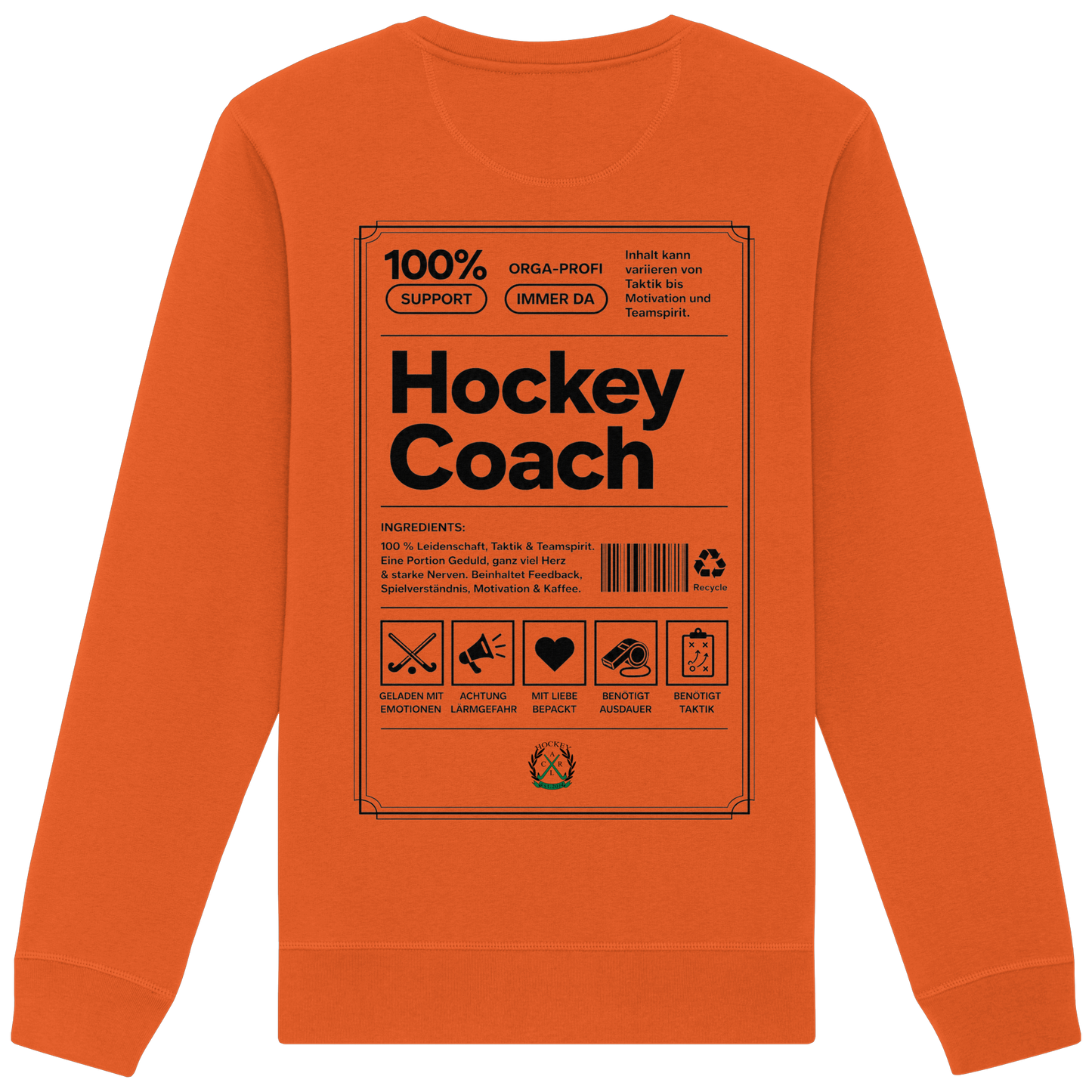 Hockey Coach - Organic Basic Unisex Sweatshirt - Hockeycarl