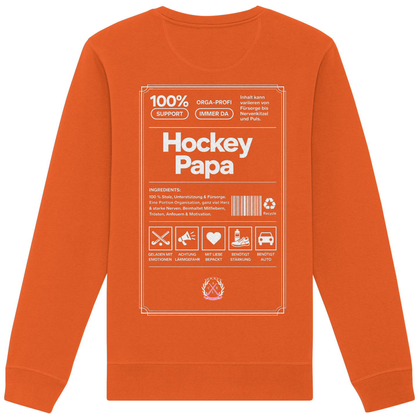 Hockey Papa - Organic Basic Unisex Sweatshirt
