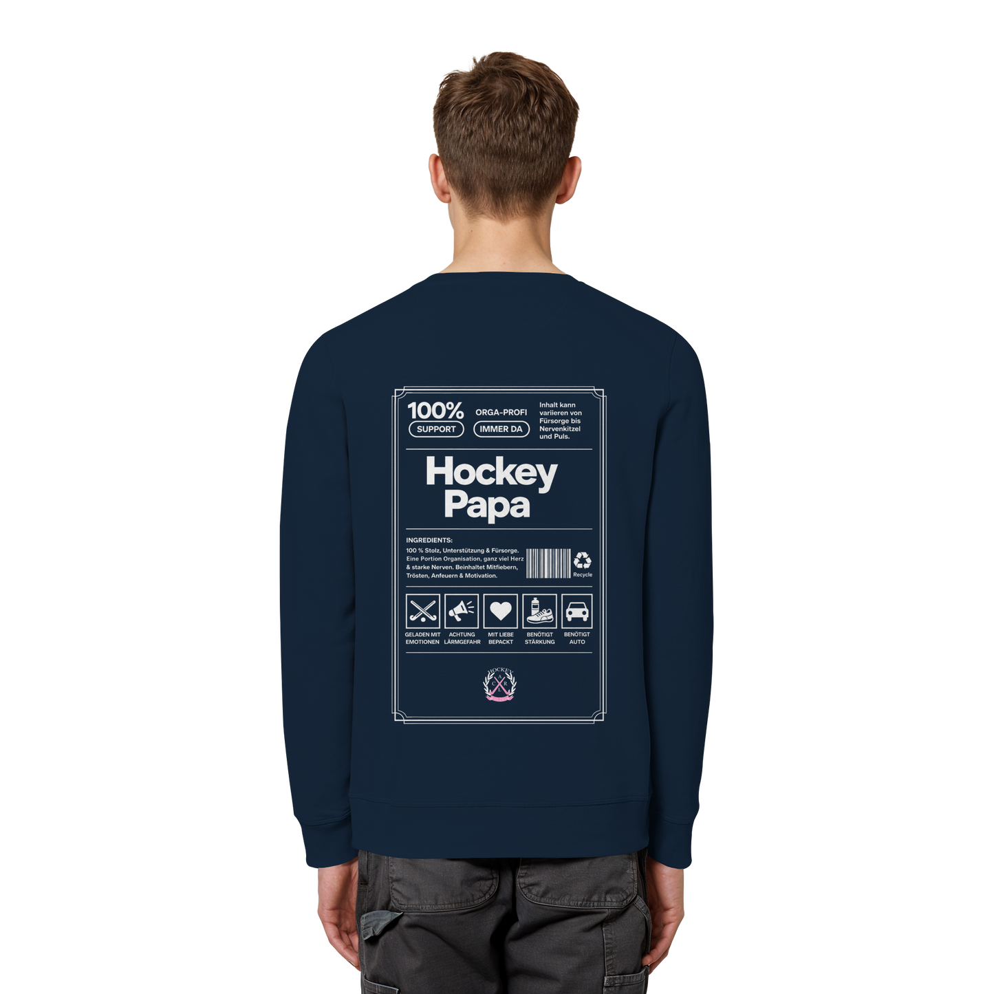 Hockey Papa - Organic Basic Unisex Sweatshirt