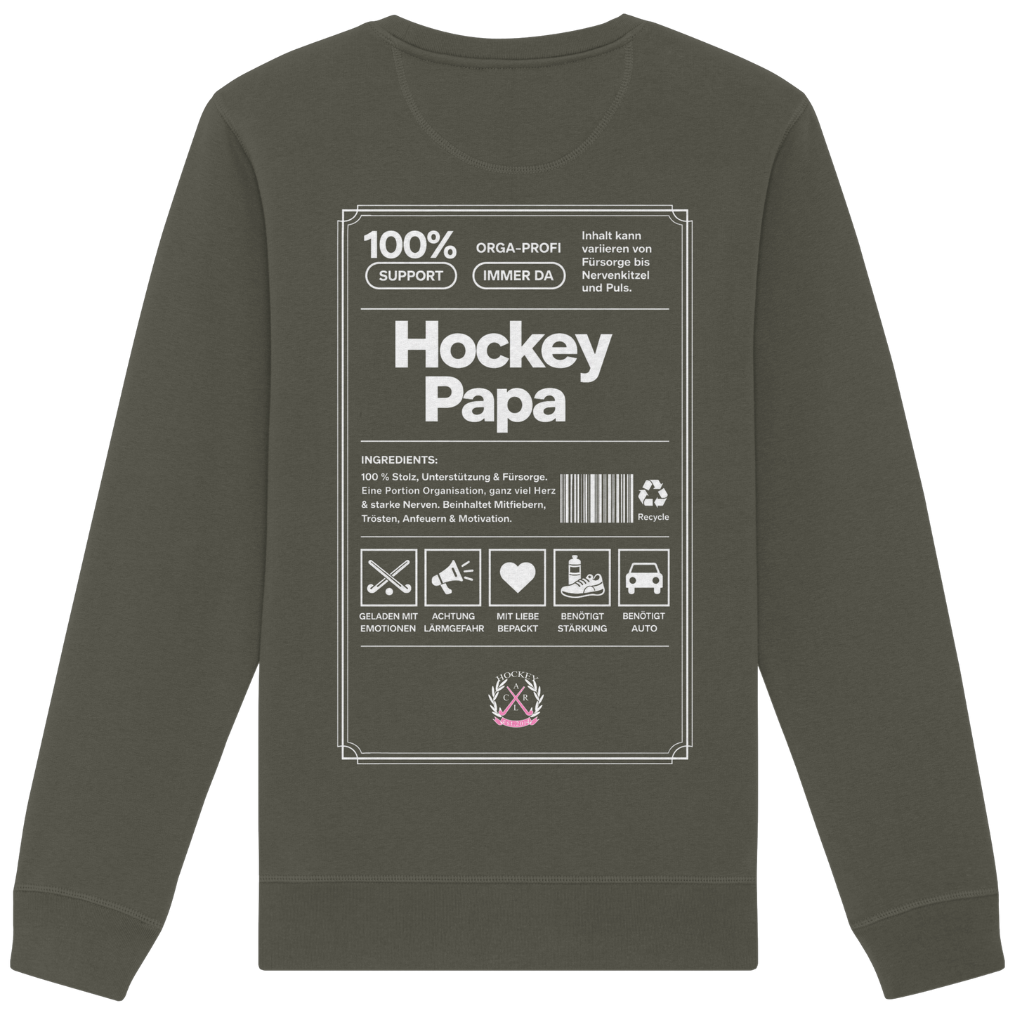 Hockey Papa - Organic Basic Unisex Sweatshirt