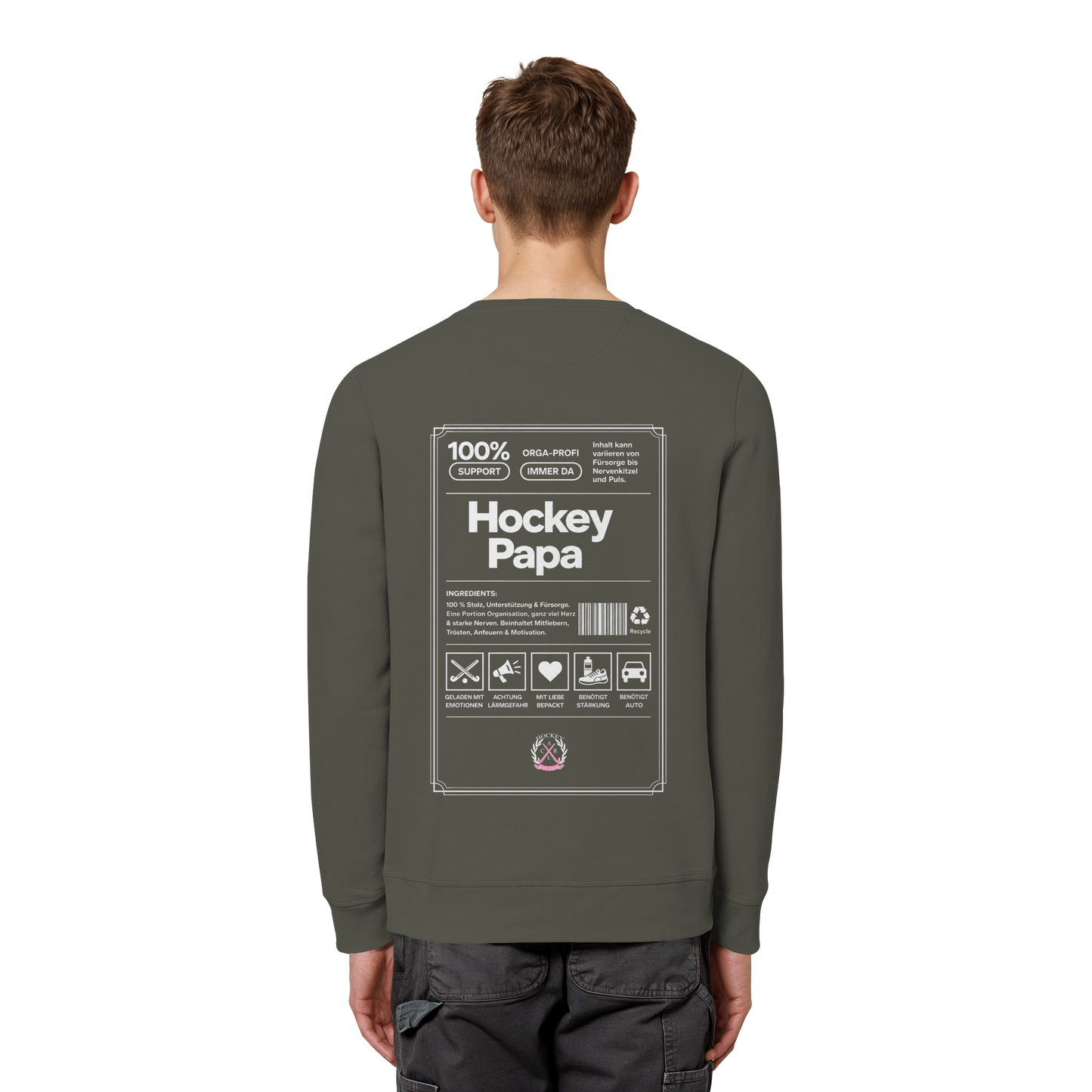 Hockey Papa - Organic Basic Unisex Sweatshirt