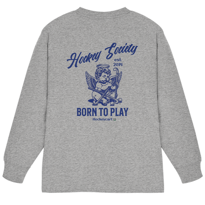 Hockey Society - Organic Heavy Oversized Longsleeve T-Shirt - Hockeycarl