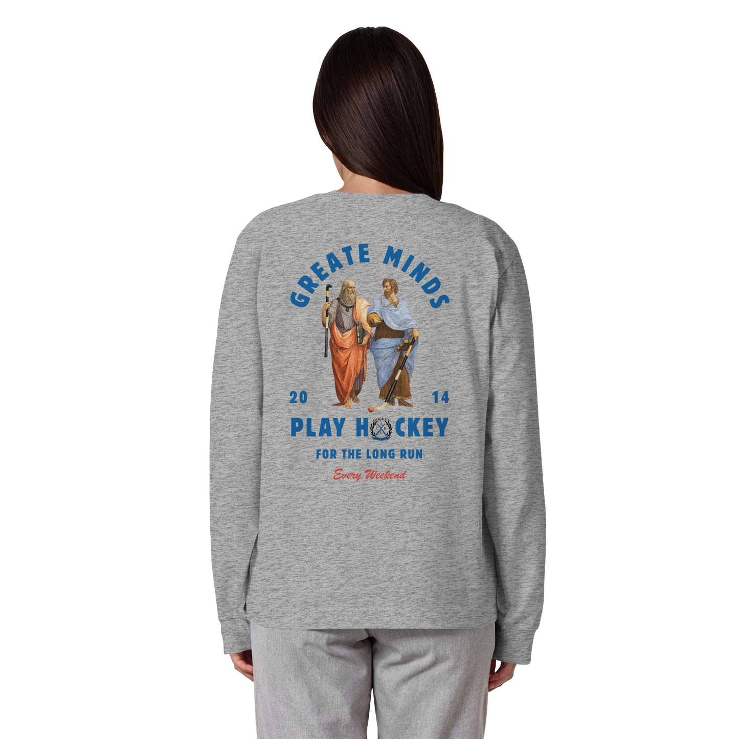 Greate Minds - Organic Heavy Oversized Longsleeve T-Shirt - Hockeycarl