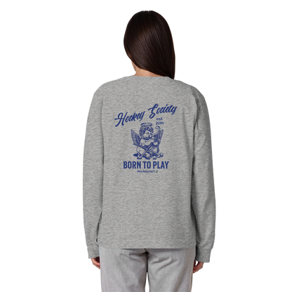Hockey Society - Organic Heavy Oversized Longsleeve T-Shirt - Hockeycarl