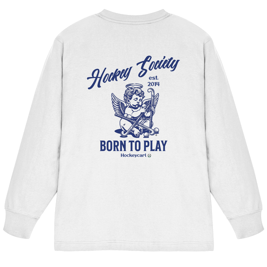 Hockey Society - Organic Heavy Oversized Longsleeve T-Shirt - Hockeycarl