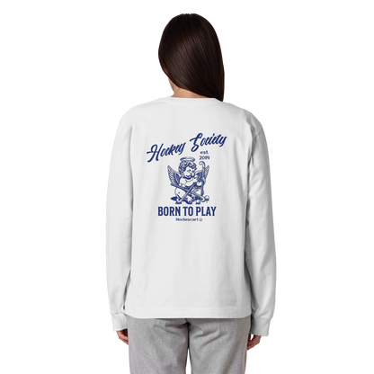 Hockey Society - Organic Heavy Oversized Longsleeve T-Shirt - Hockeycarl