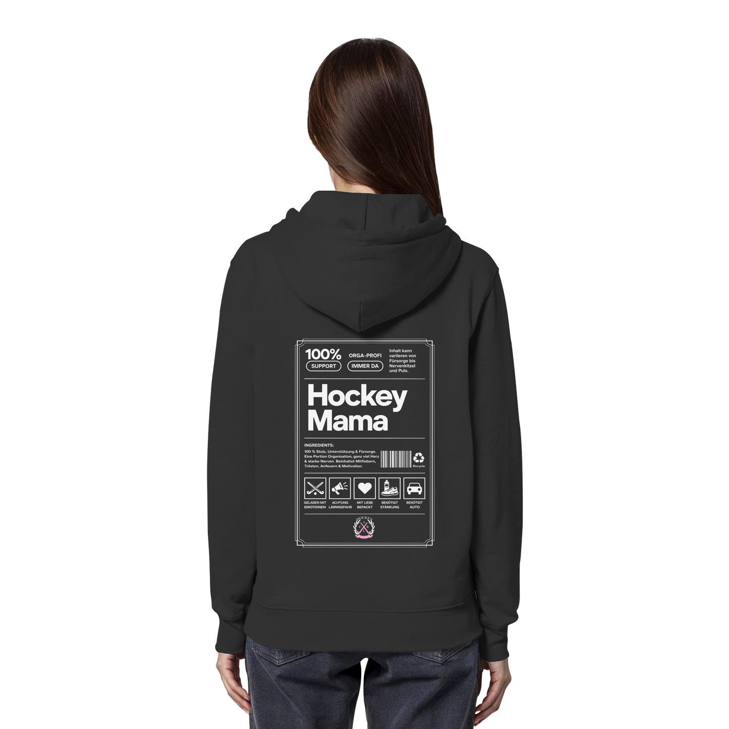 Hockey Mama  - Organic Hoodie - Hockeycarl