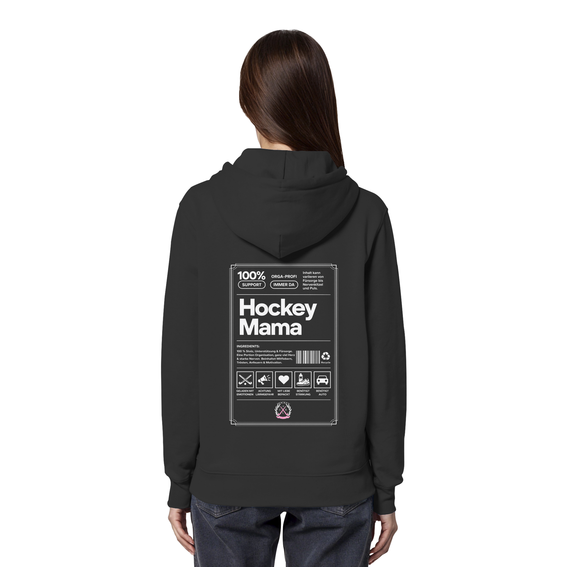 Hockey Mama  - Organic Hoodie - Hockeycarl