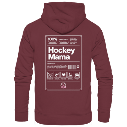 Hockey Mama  - Organic Hoodie - Hockeycarl