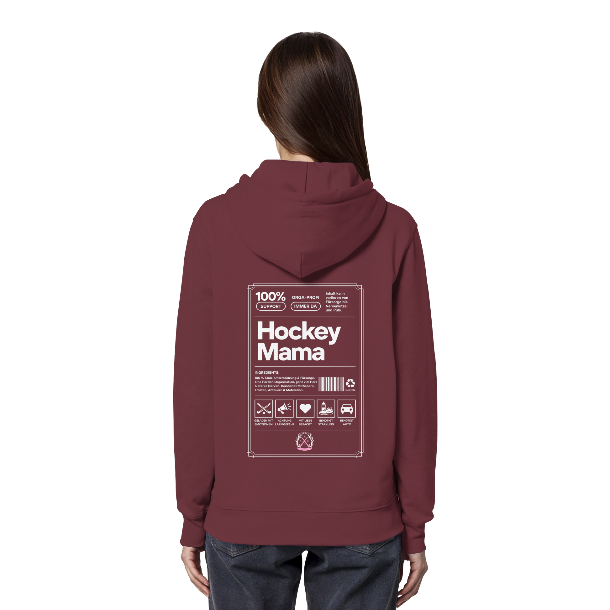 Hockey Mama  - Organic Hoodie - Hockeycarl