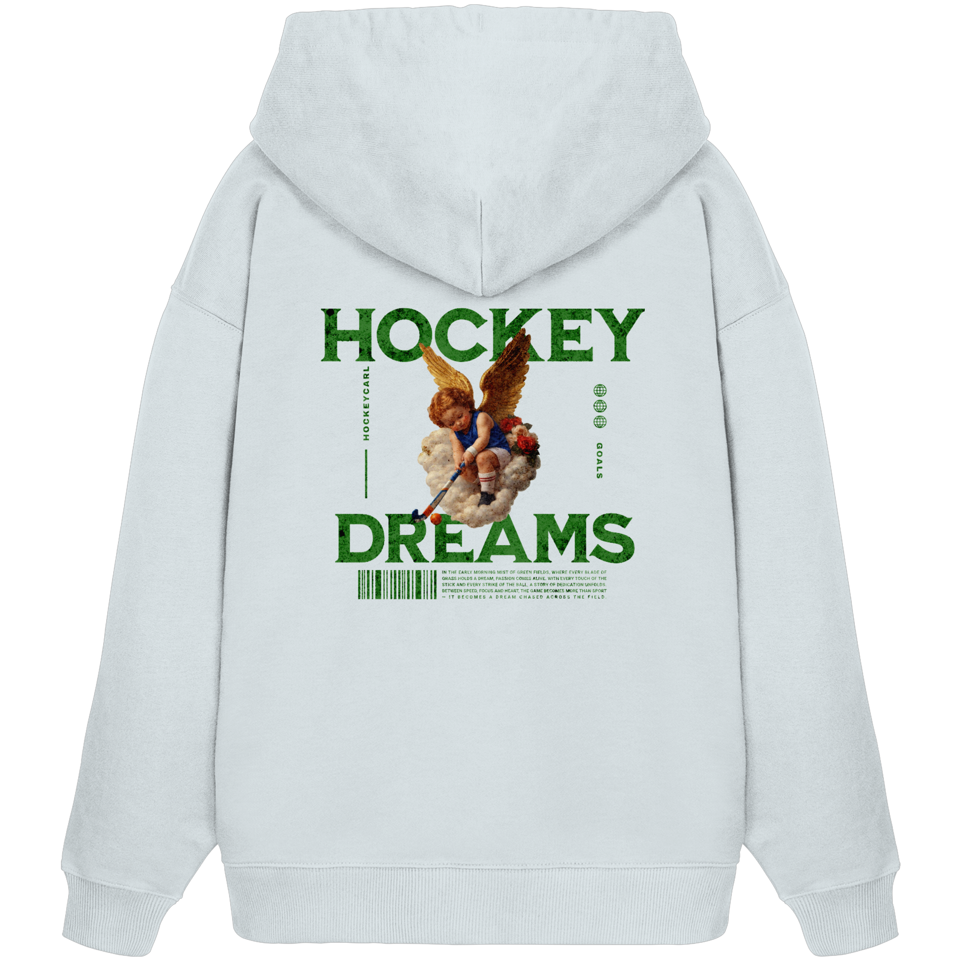 Hockey Dreams - Organic Oversize Hoodie - Hockeycarl