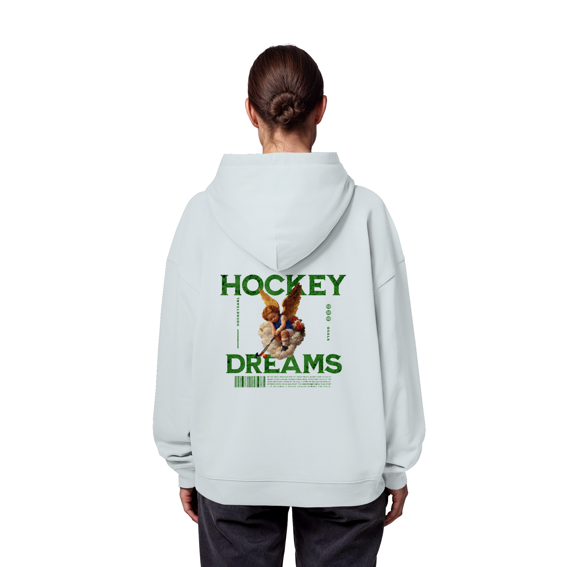 Hockey Dreams - Organic Oversize Hoodie - Hockeycarl