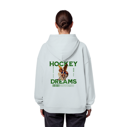 Hockey Dreams - Organic Oversize Hoodie - Hockeycarl