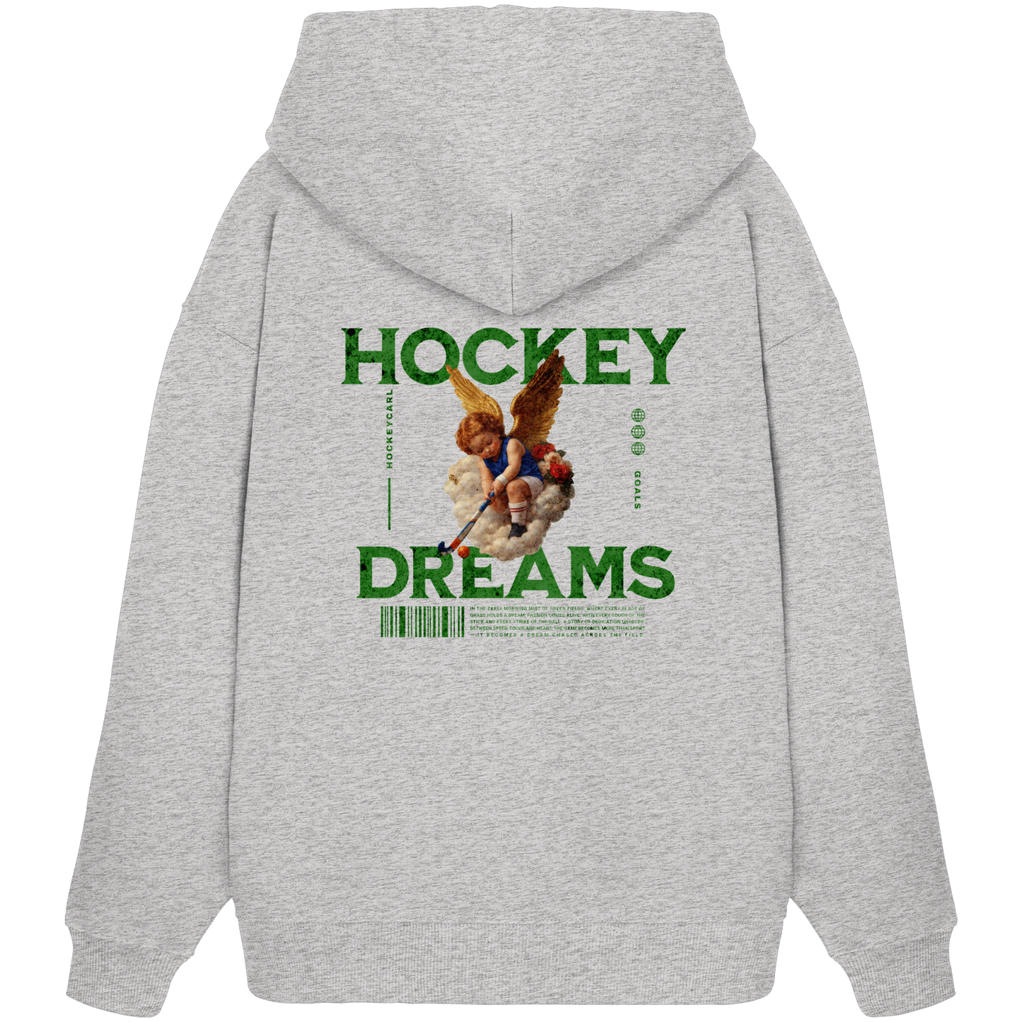 Hockey Dreams - Organic Oversize Hoodie - Hockeycarl