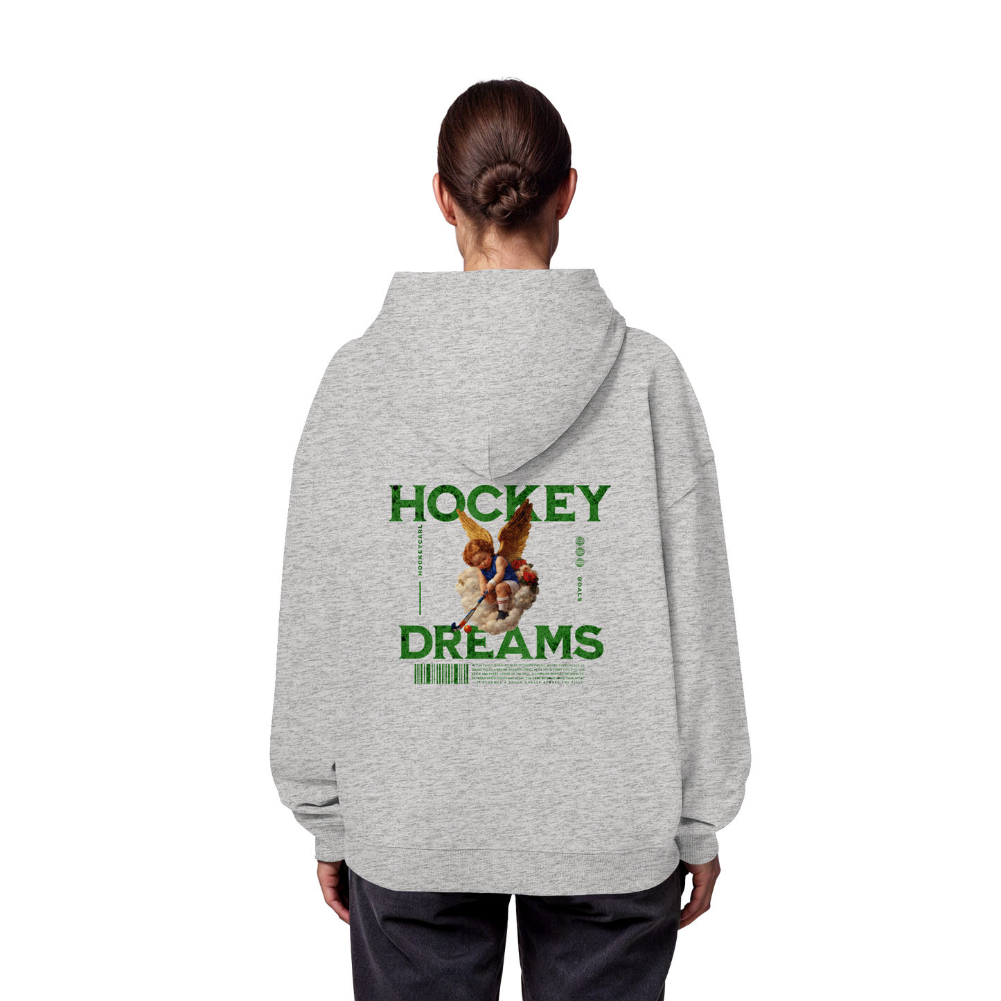 Hockey Dreams - Organic Oversize Hoodie - Hockeycarl
