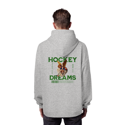 Hockey Dreams - Organic Oversize Hoodie - Hockeycarl