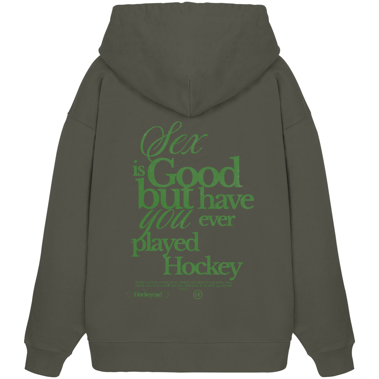 Sex is good - Organic Oversize Hoodie - Hockeycarl