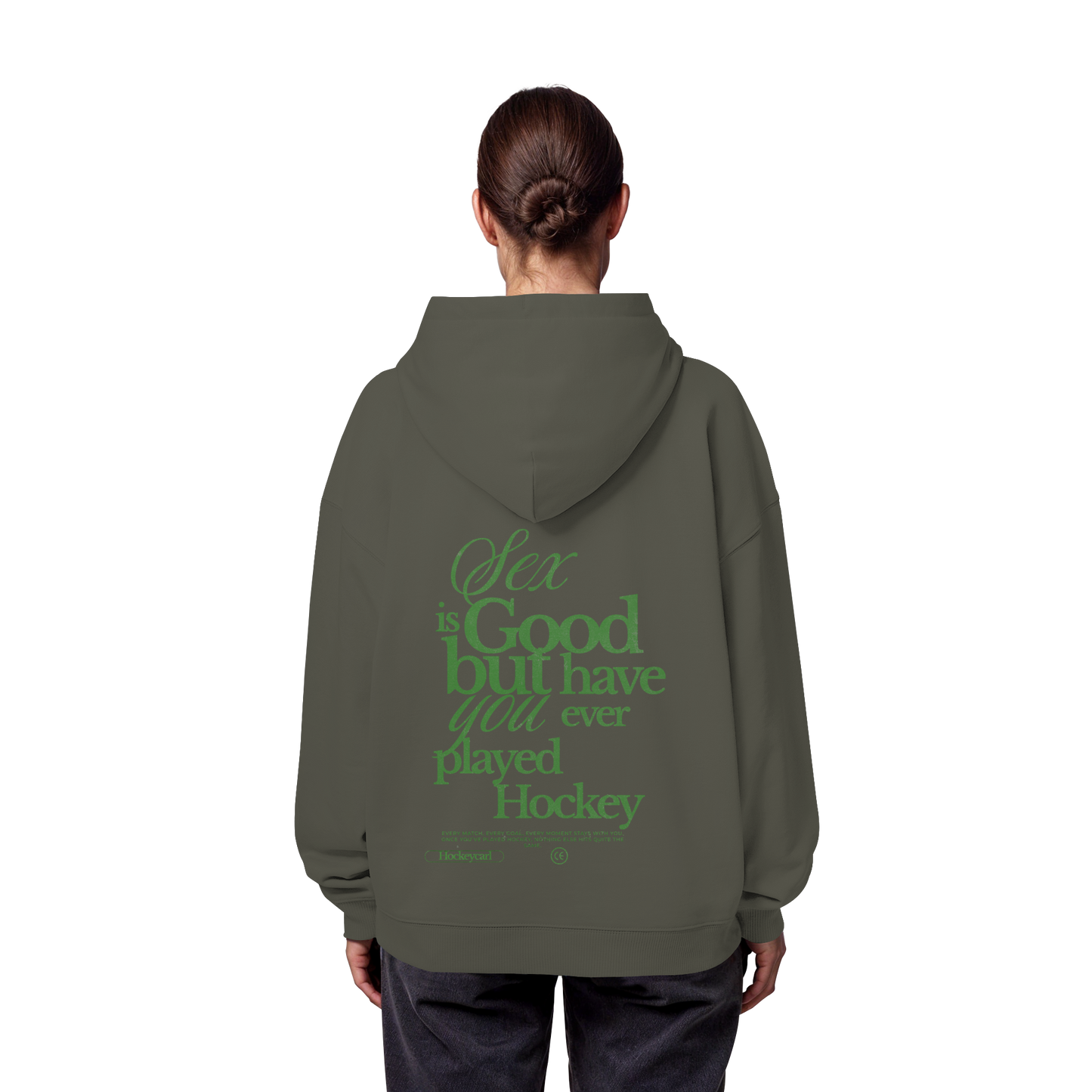 Sex is good - Organic Oversize Hoodie - Hockeycarl