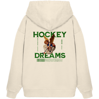 Hockey Dreams - Organic Oversize Hoodie - Hockeycarl