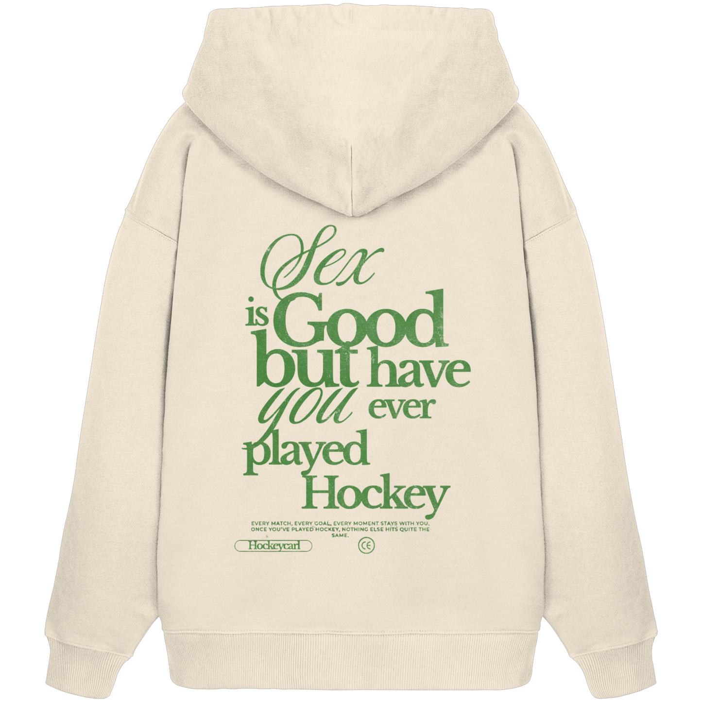 Sex is good - Organic Oversize Hoodie - Hockeycarl