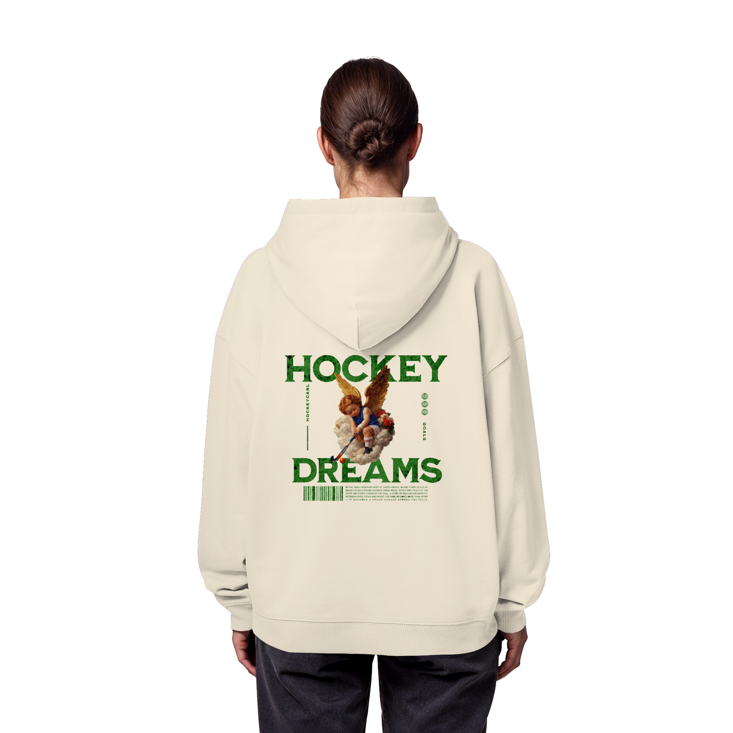 Hockey Dreams - Organic Oversize Hoodie - Hockeycarl