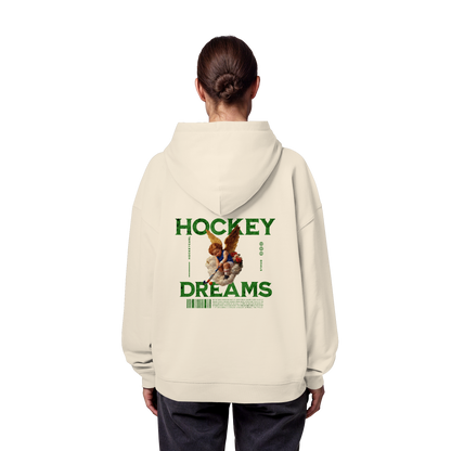Hockey Dreams - Organic Oversize Hoodie - Hockeycarl