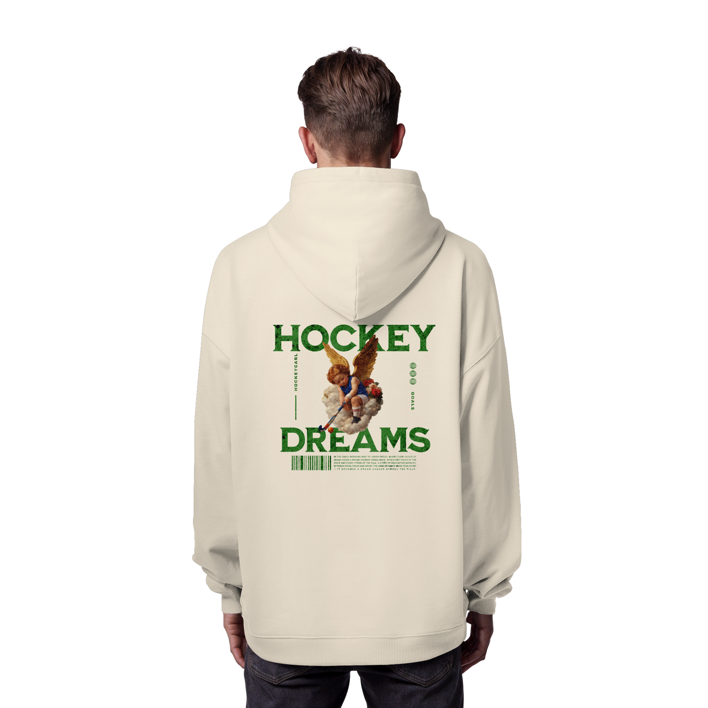 Hockey Dreams - Organic Oversize Hoodie - Hockeycarl