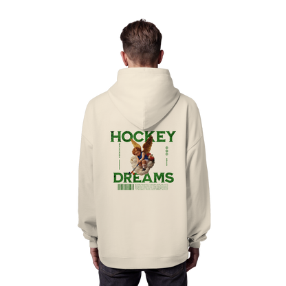 Hockey Dreams - Organic Oversize Hoodie - Hockeycarl