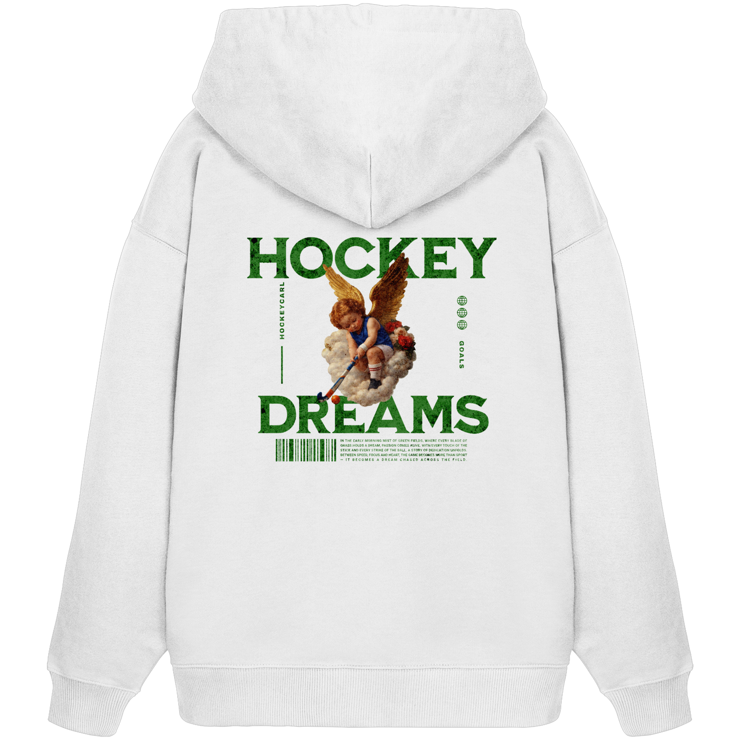 Hockey Dreams - Organic Oversize Hoodie - Hockeycarl