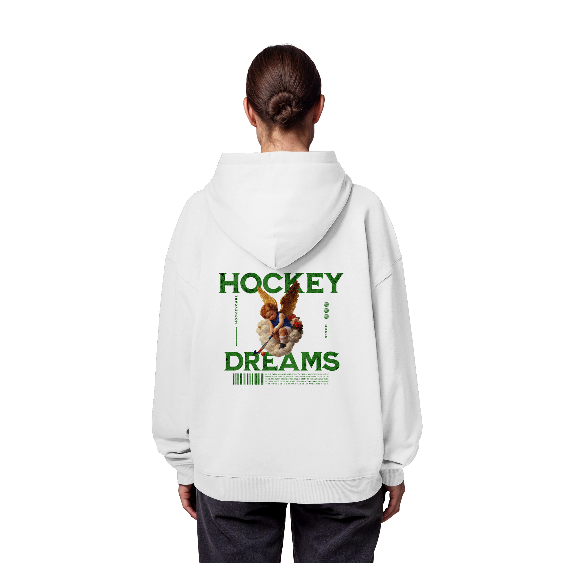Hockey Dreams - Organic Oversize Hoodie - Hockeycarl