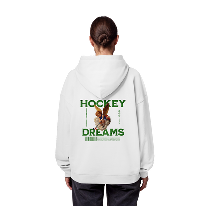 Hockey Dreams - Organic Oversize Hoodie - Hockeycarl