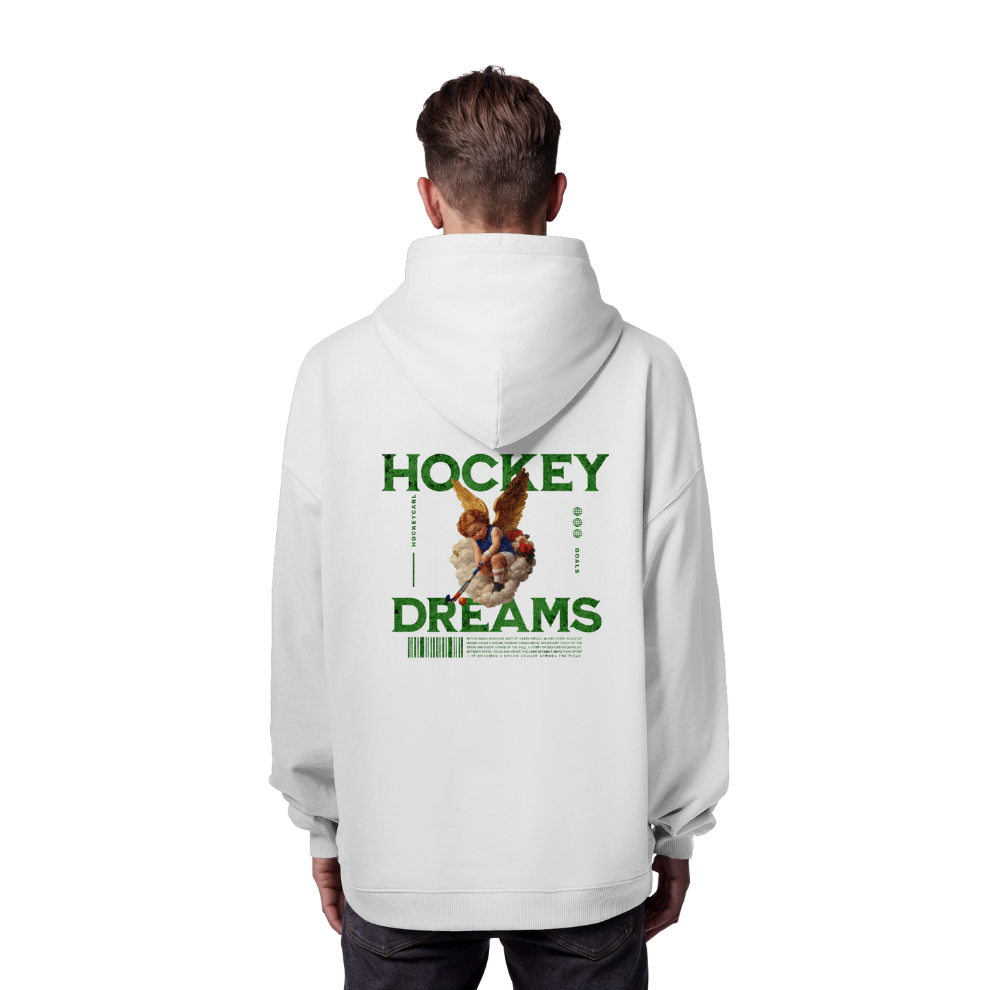 Hockey Dreams - Organic Oversize Hoodie - Hockeycarl