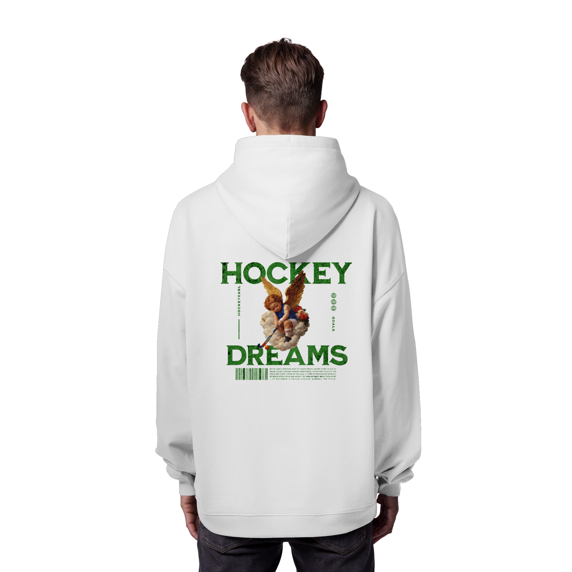 Hockey Dreams - Organic Oversize Hoodie - Hockeycarl