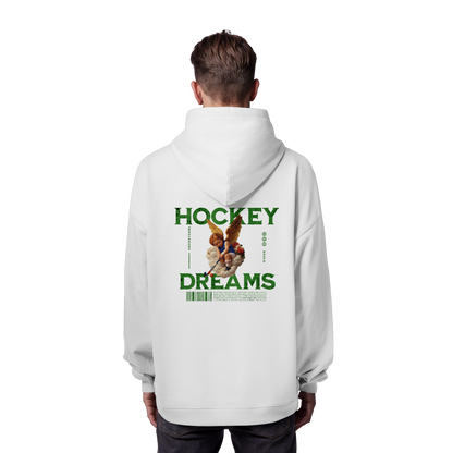 Hockey Dreams - Organic Oversize Hoodie - Hockeycarl