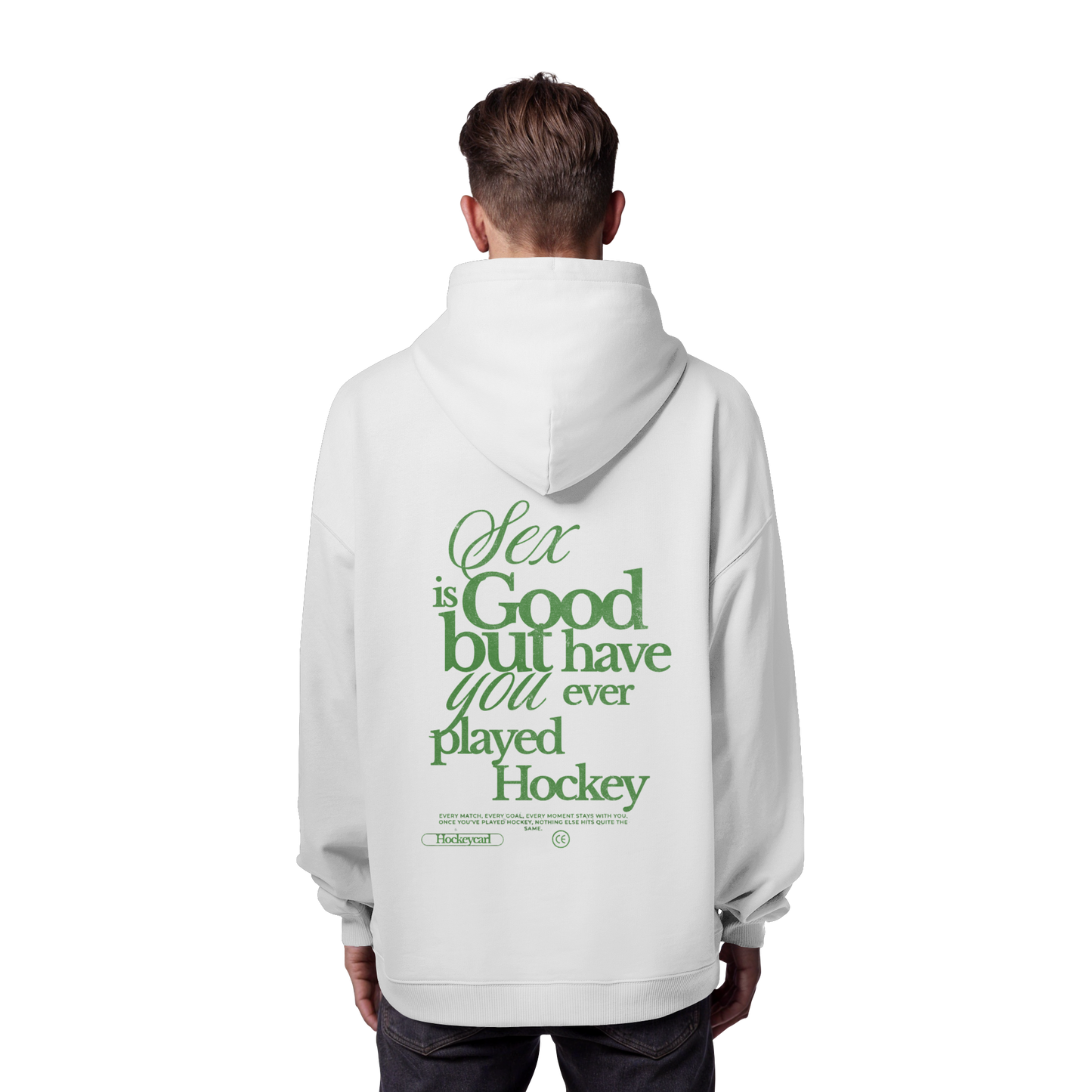 Sex is good - Organic Oversize Hoodie - Hockeycarl