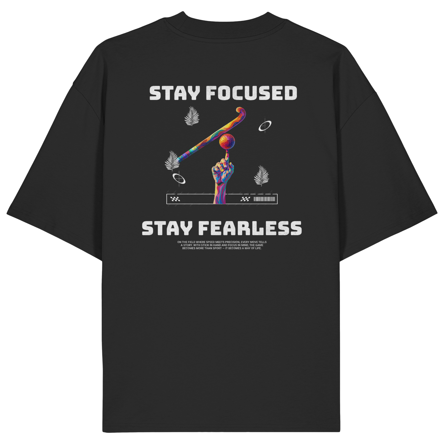 Stay Focused - Organic Oversize Shirt - Hockeycarl